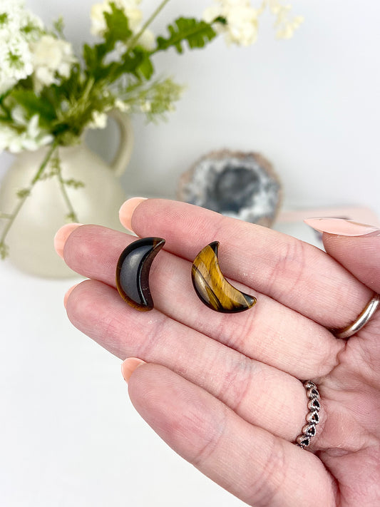 Tigers Eye Mini Moon