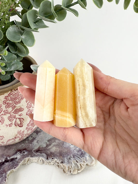 Yellow Calcite Tower