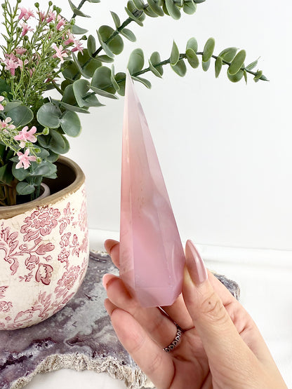 Pink Jelly Agate Point