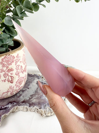 Pink Jelly Agate Point