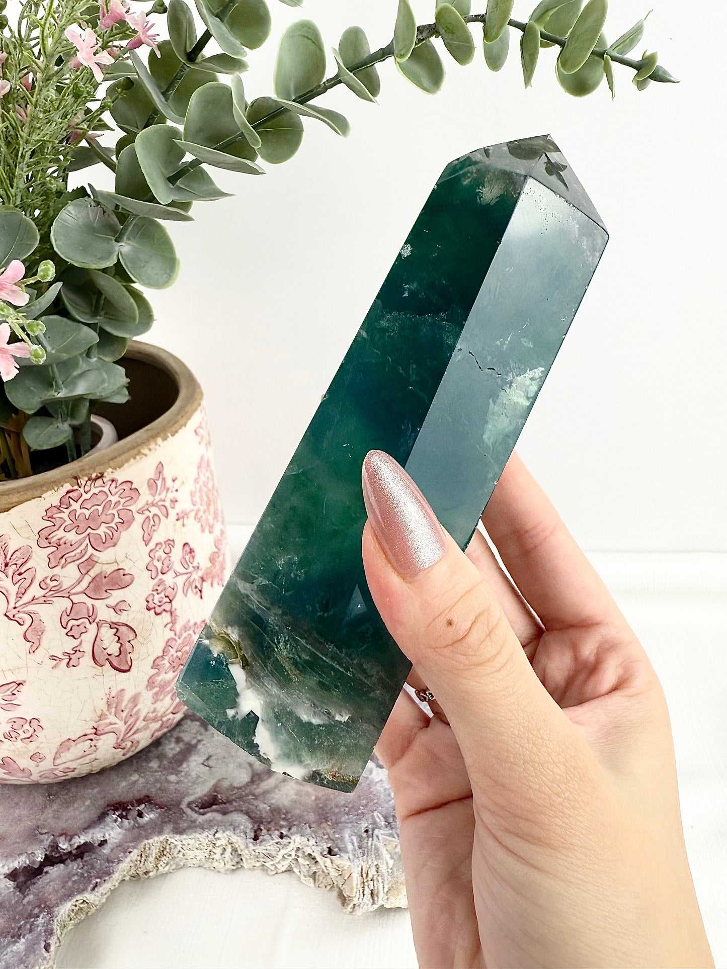 Blue Fluorite Large Tower