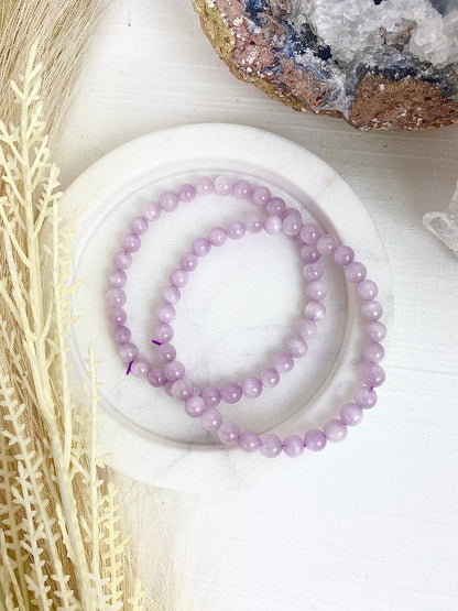 Kunzite Beaded Bracelets