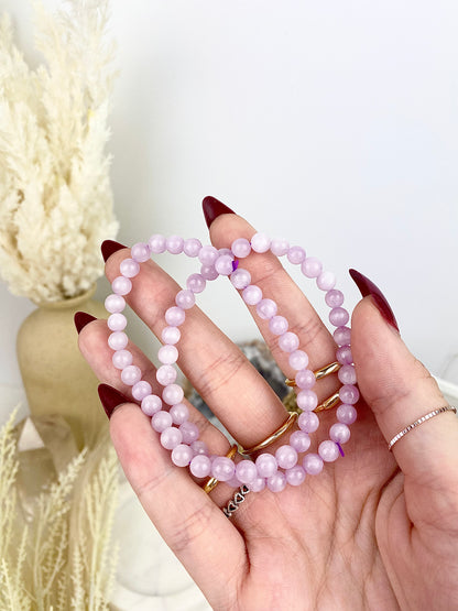 Kunzite Beaded Bracelets