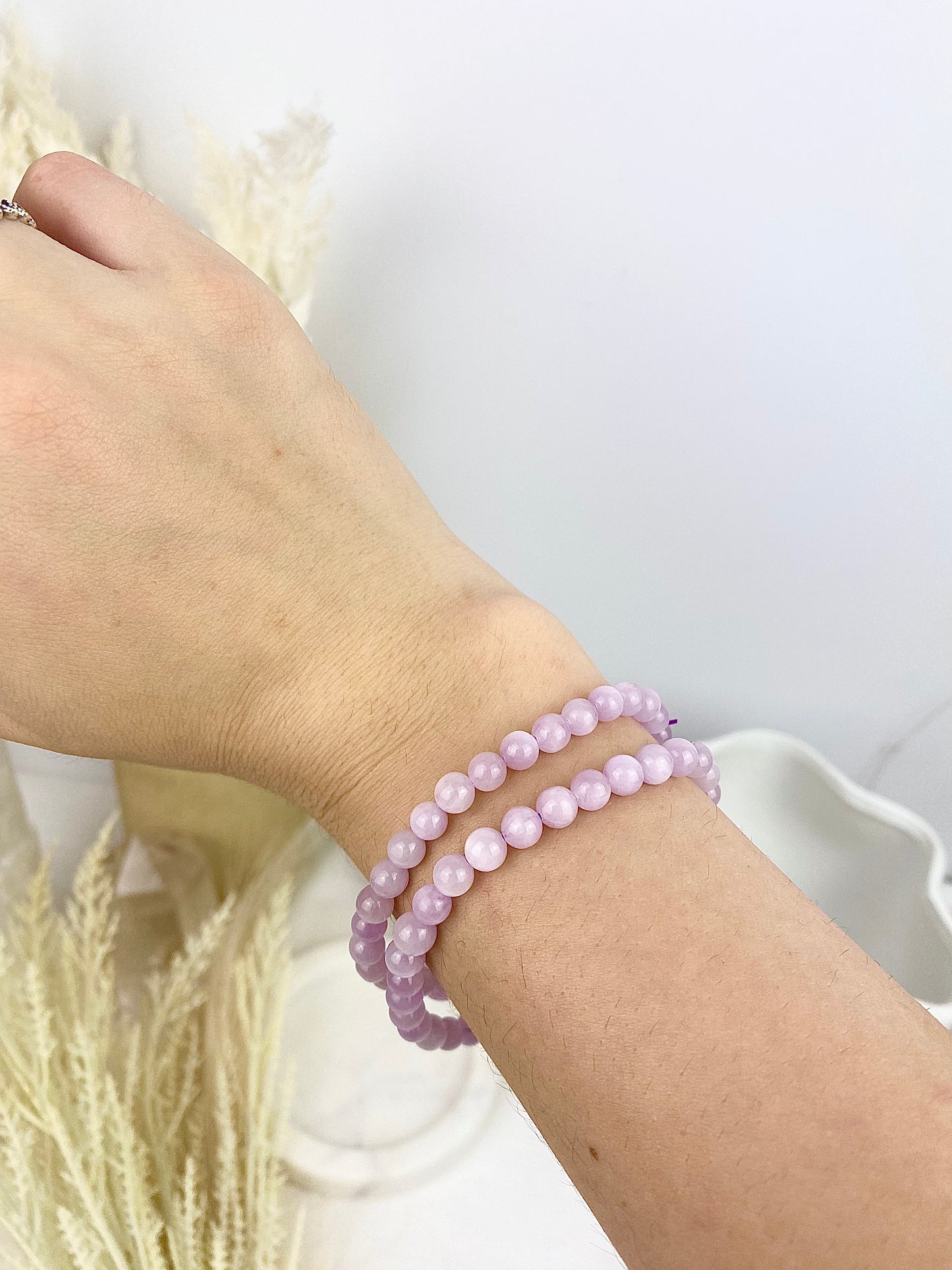 Kunzite Beaded Bracelets