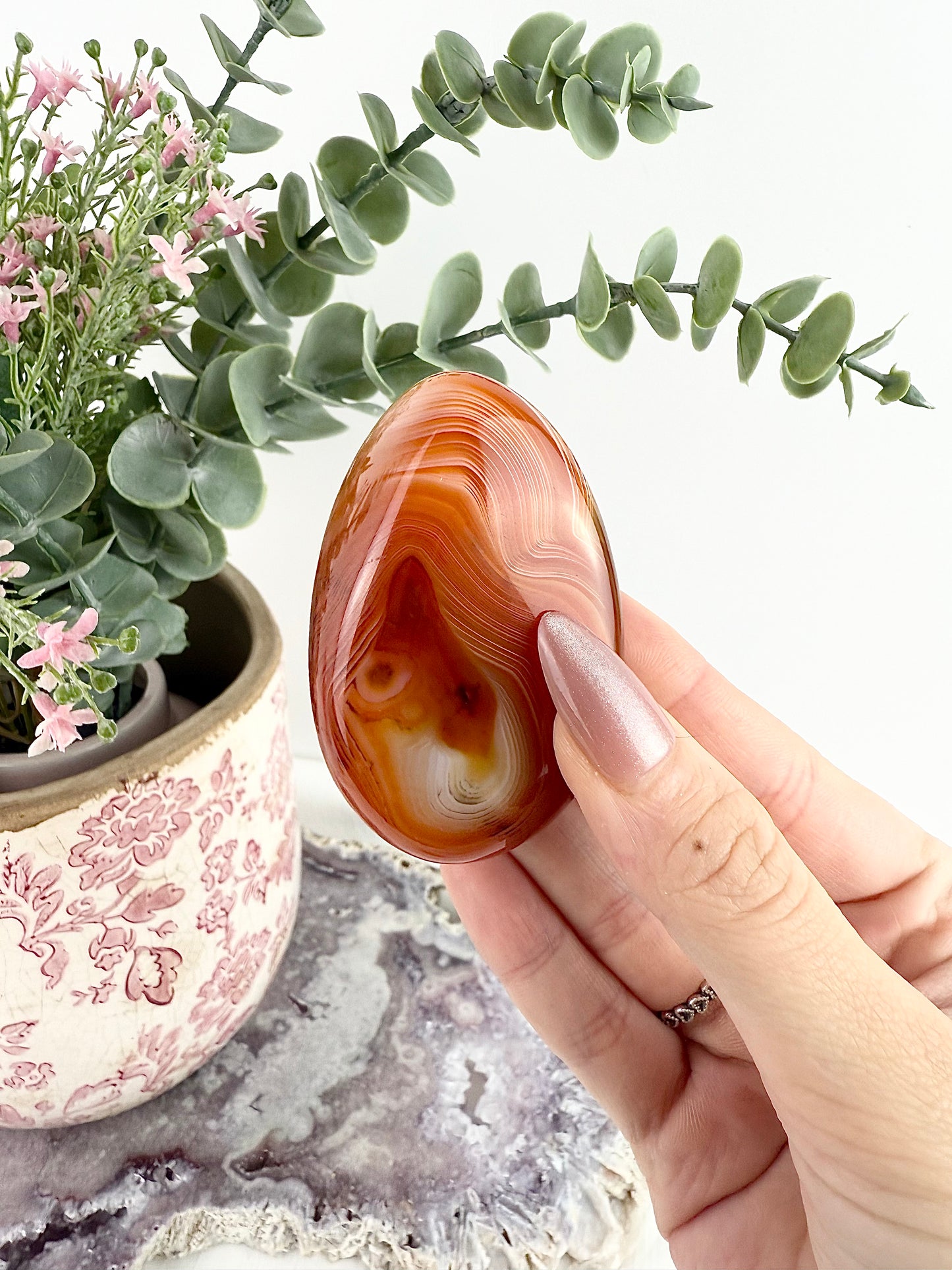Sardonyx Large Palm Stones