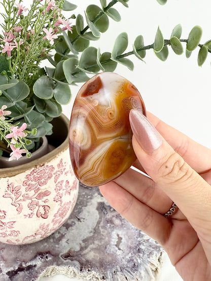 Sardonyx Large Palm Stones