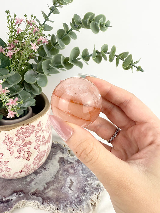 Fire Quartz Sphere