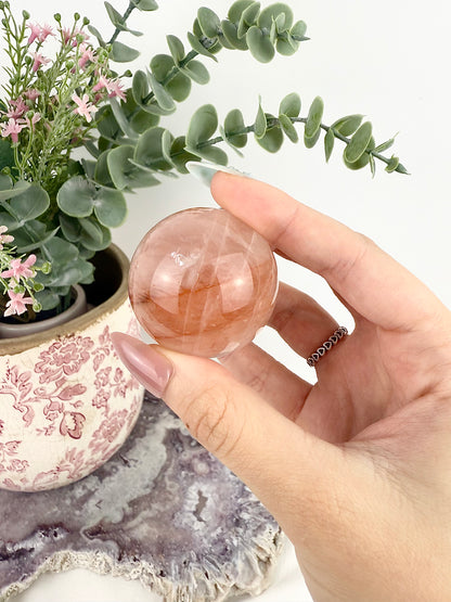 Fire Quartz Sphere