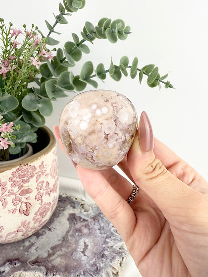 Pink Amethyst x Flower Agate Boulder