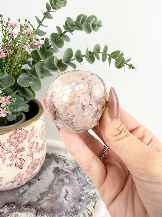 Pink Amethyst x Flower Agate Boulder