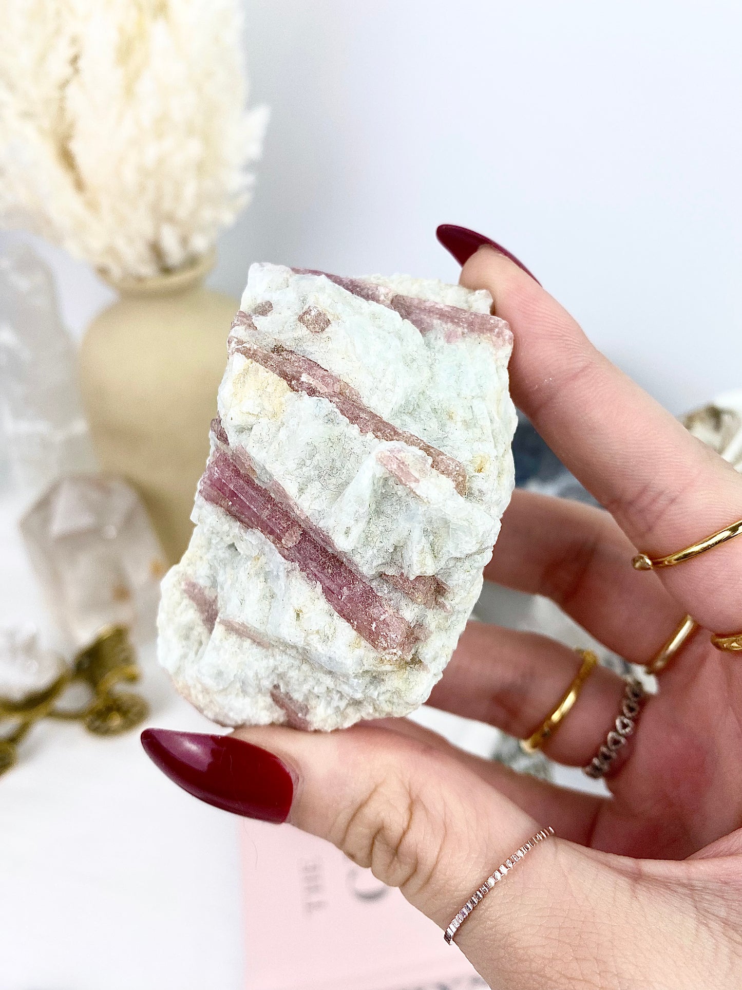 Pink Tourmaline Specimens