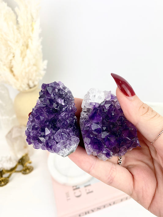 Gemmy A-Grade Amethyst Clusters