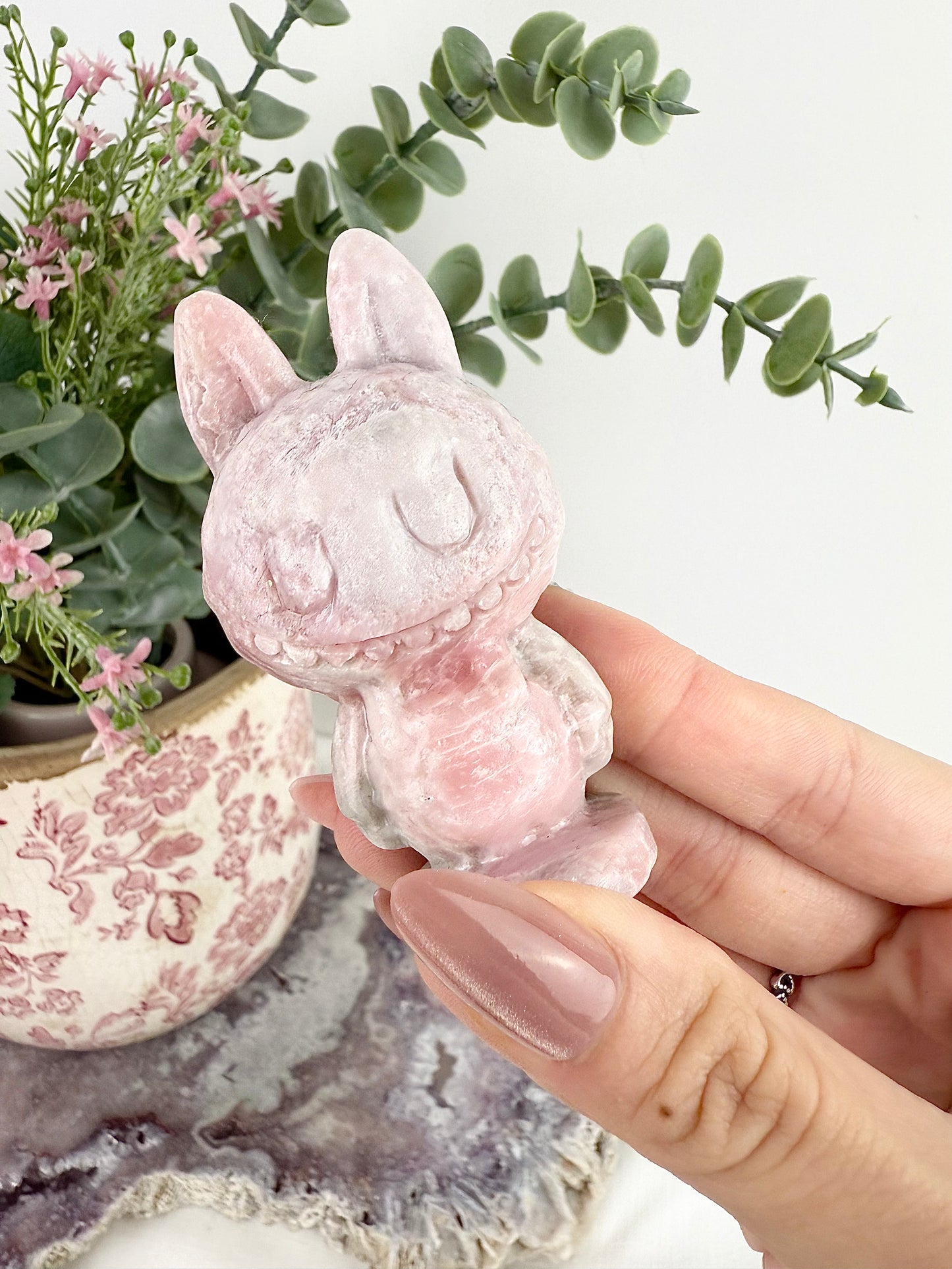 Pink Opal Labubu