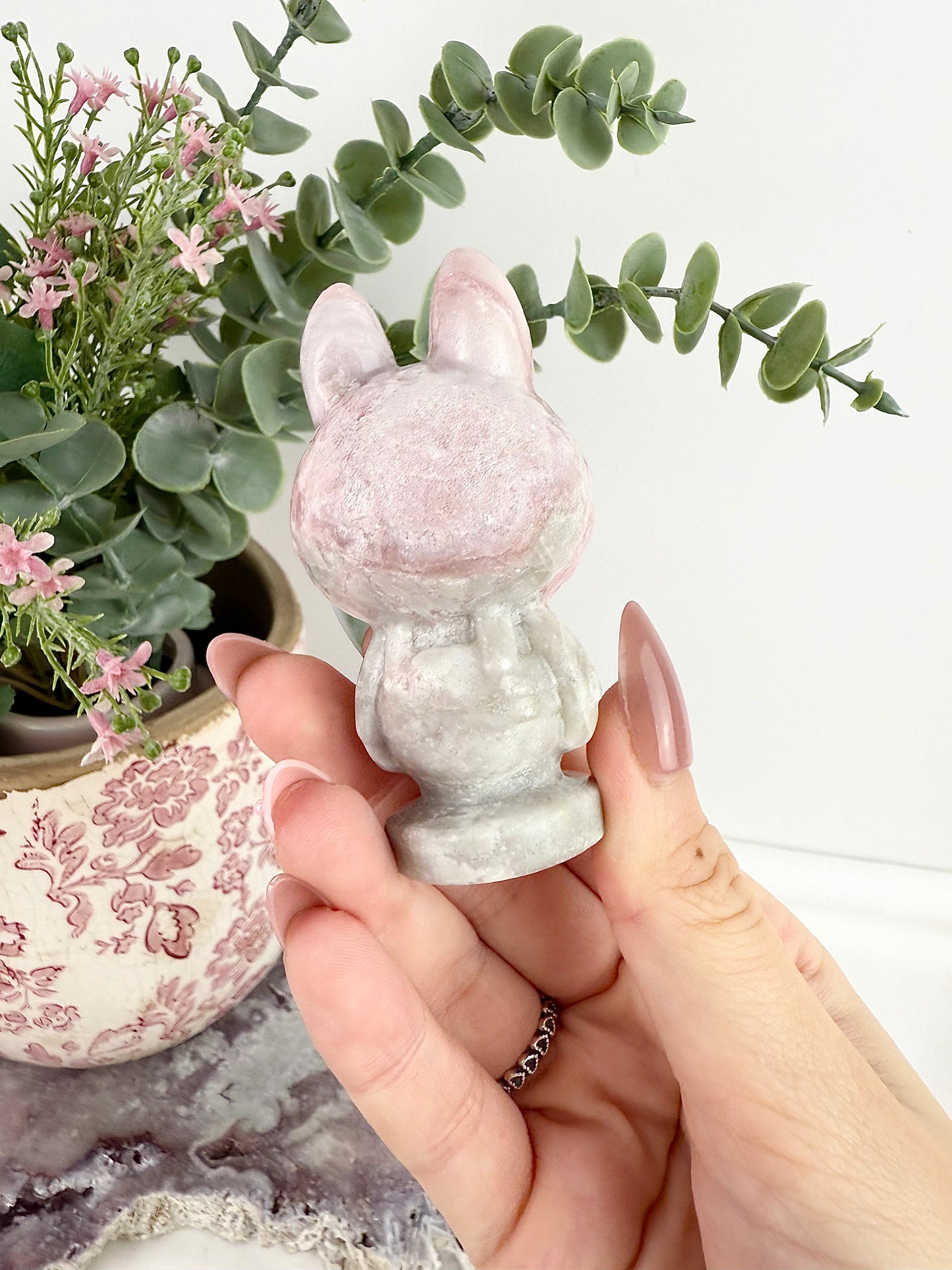 Pink Opal Labubu
