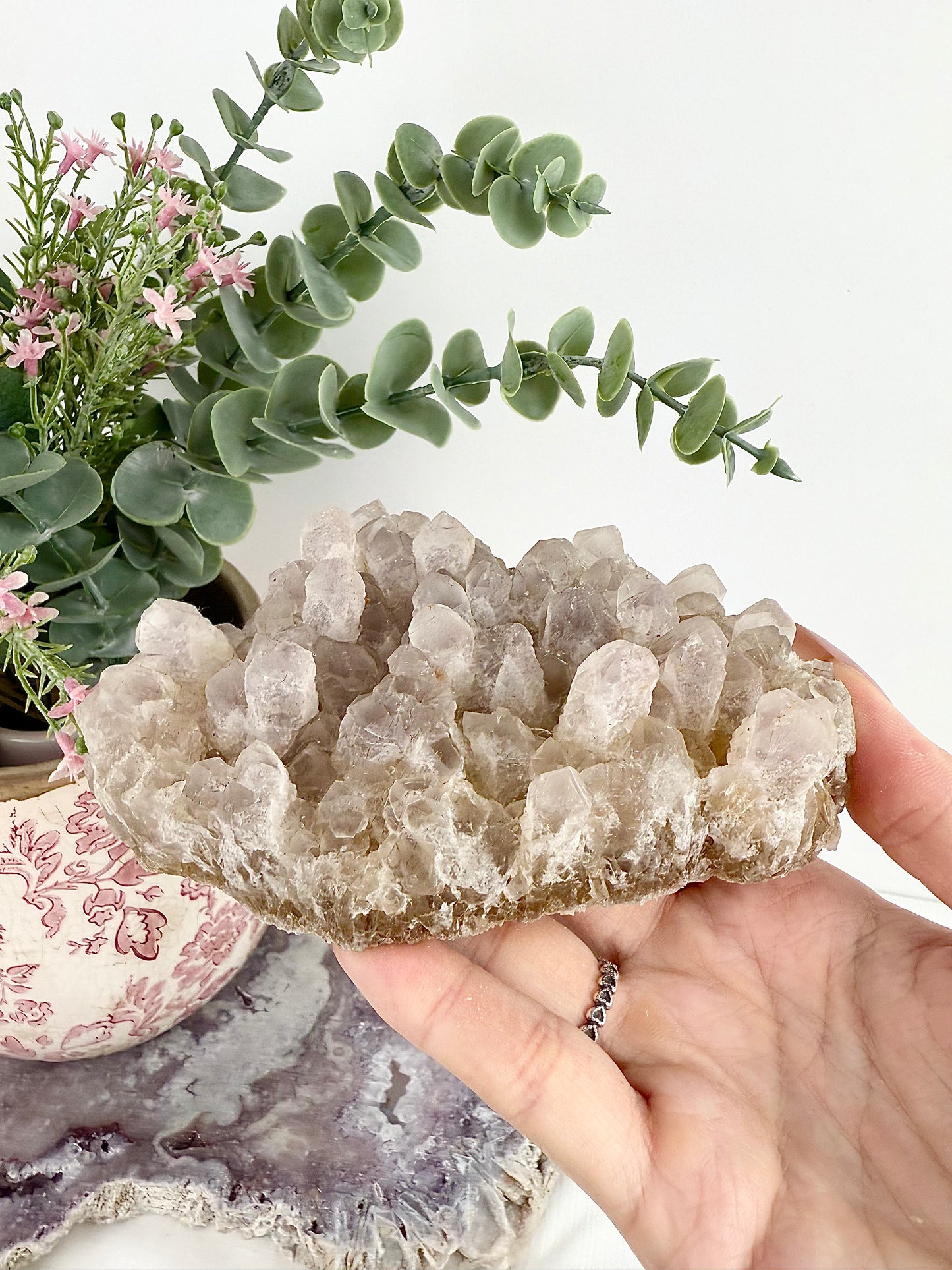 Phantom Amethyst Large Cluster