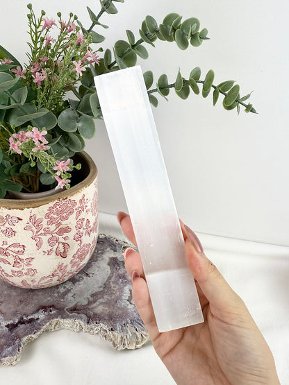 Selenite Charging Wands