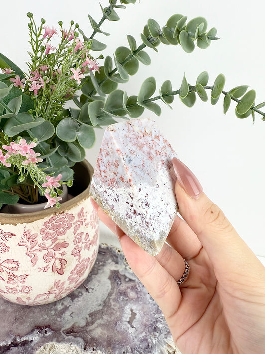 Pink Ocean Jasper Freeforms