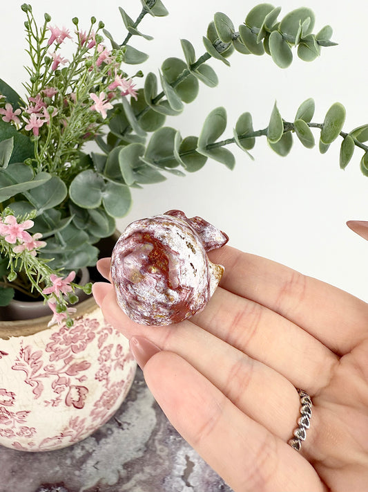 Pink Ocean Jasper Whales