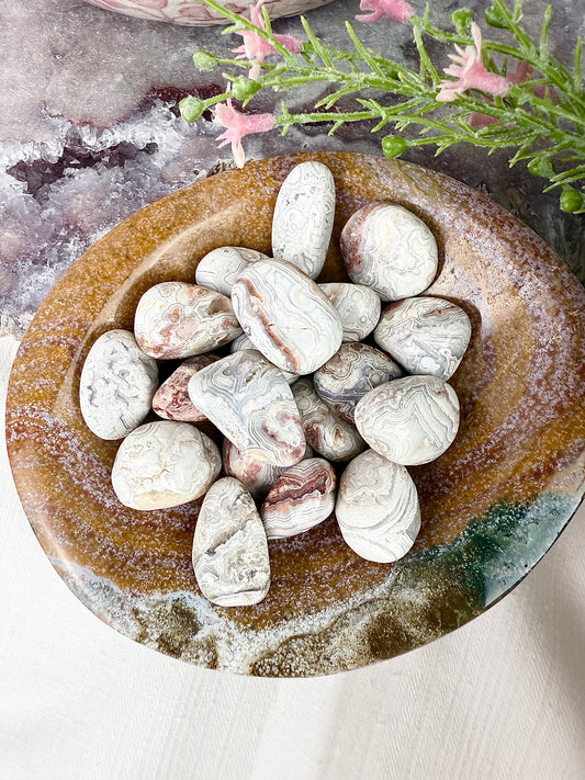 Crazy Lace Agate Tumbles