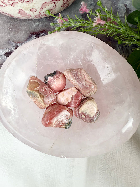 Rhodochrosite Tumbles