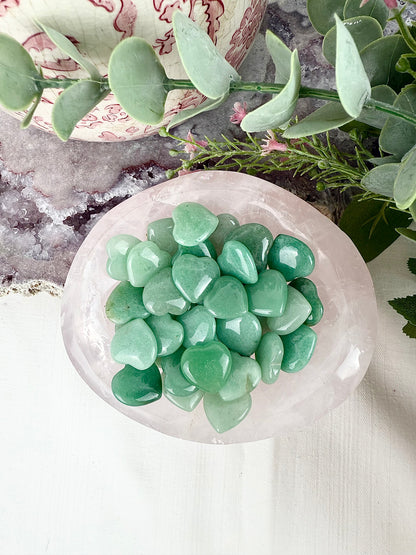 Green Aventurine Heart