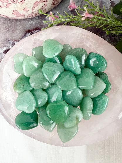 Green Aventurine Heart