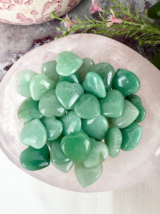 Green Aventurine Heart