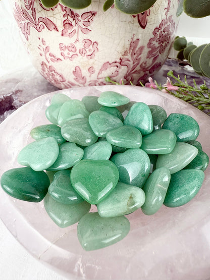 Green Aventurine Heart