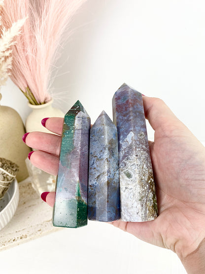 Purple Ocean Jasper Towers