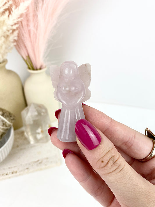 Rose Quartz Angel