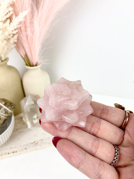 Rose Quartz Lotus