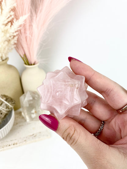 Rose Quartz Lotus