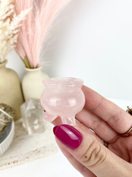 Rose Quartz Cauldron