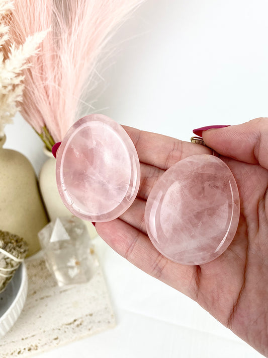 Rose Quartz Worry Stones