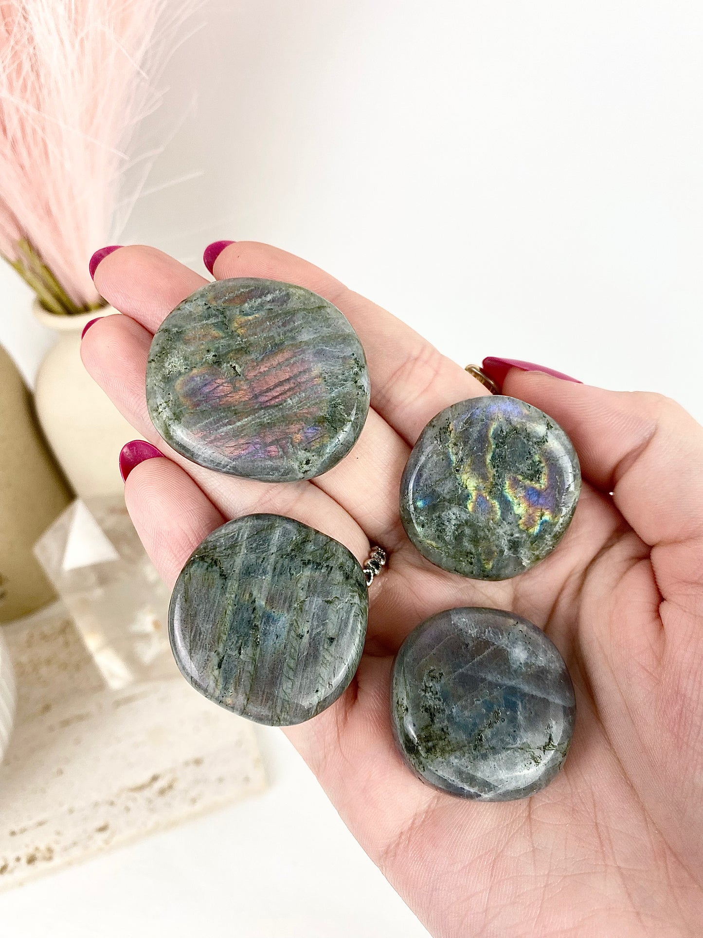 Labradorite Flat Stones