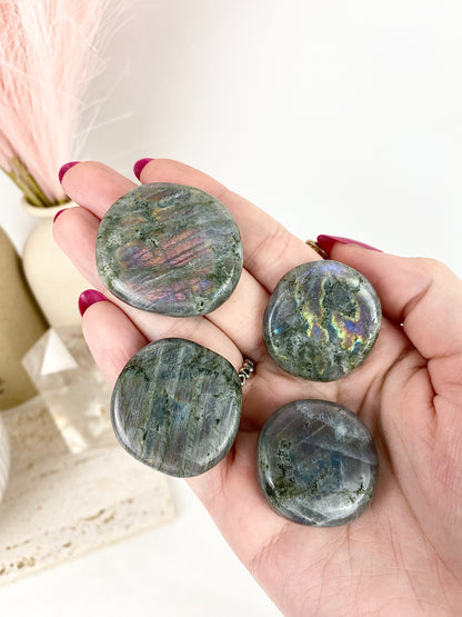 Labradorite Flat Stones