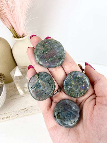 Labradorite Flat Stones