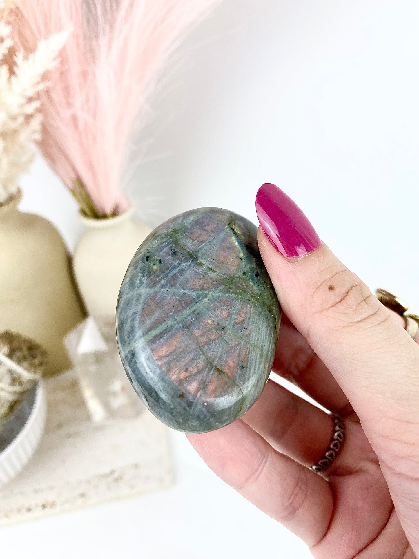 Labradorite Palm Stones