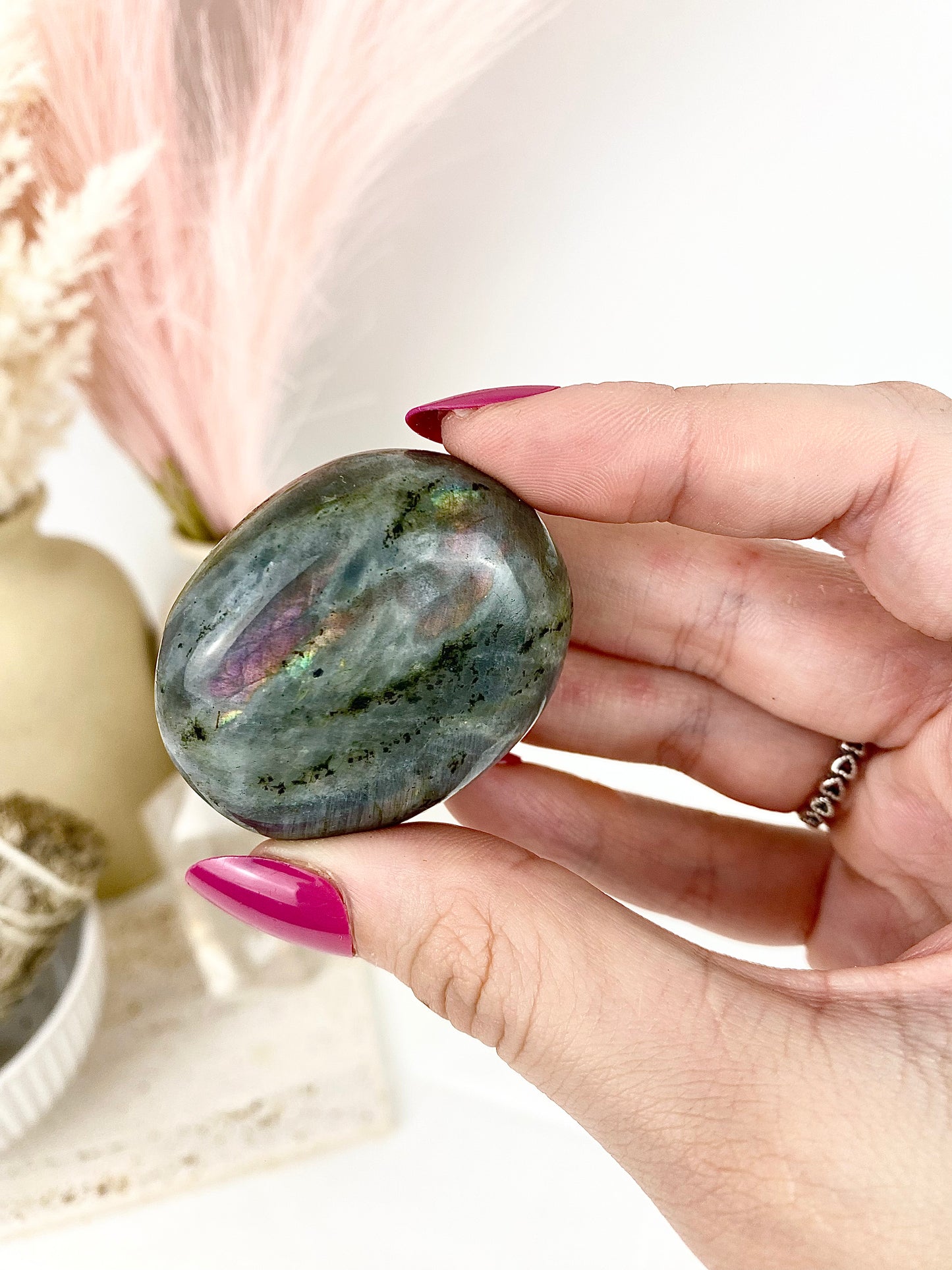 Labradorite Palm Stones