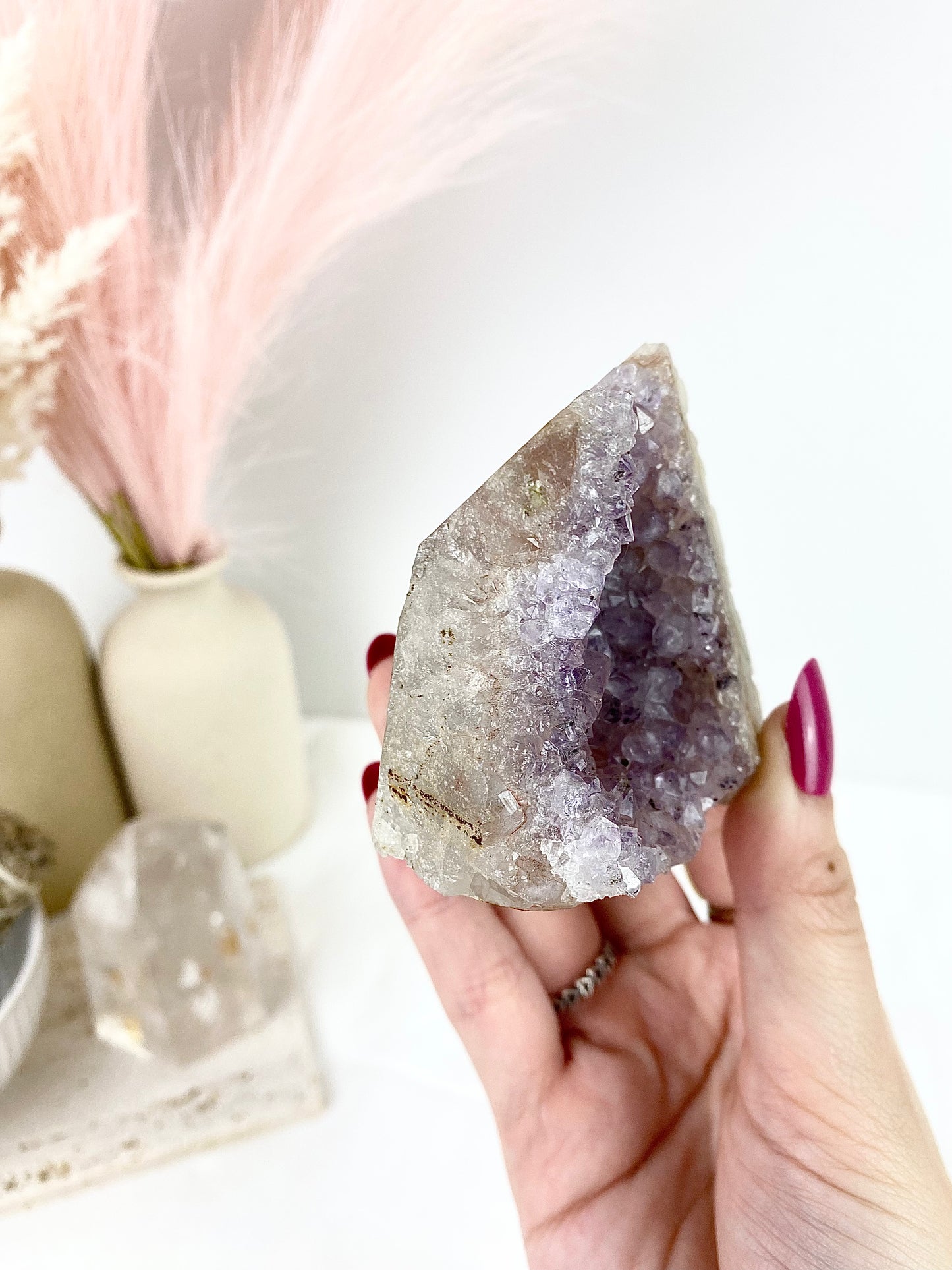 Amethyst Cut Base Cluster