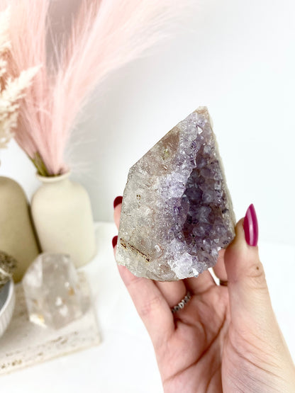 Amethyst Cut Base Cluster