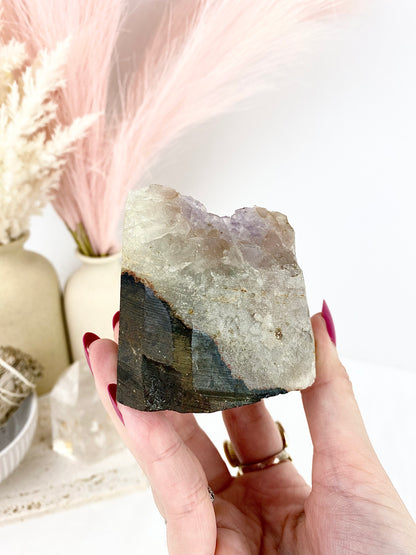 Amethyst Cut Base Cluster