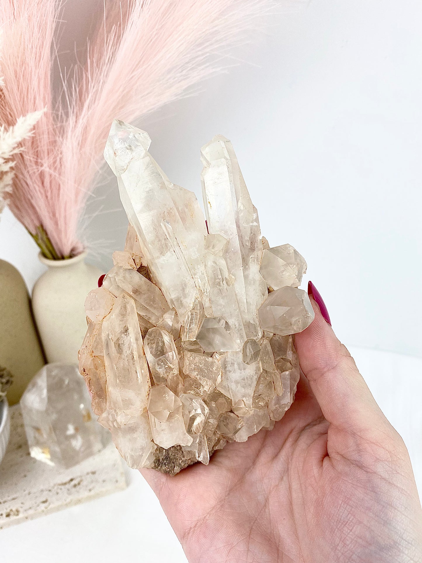 Large Clear Quartz Cluster