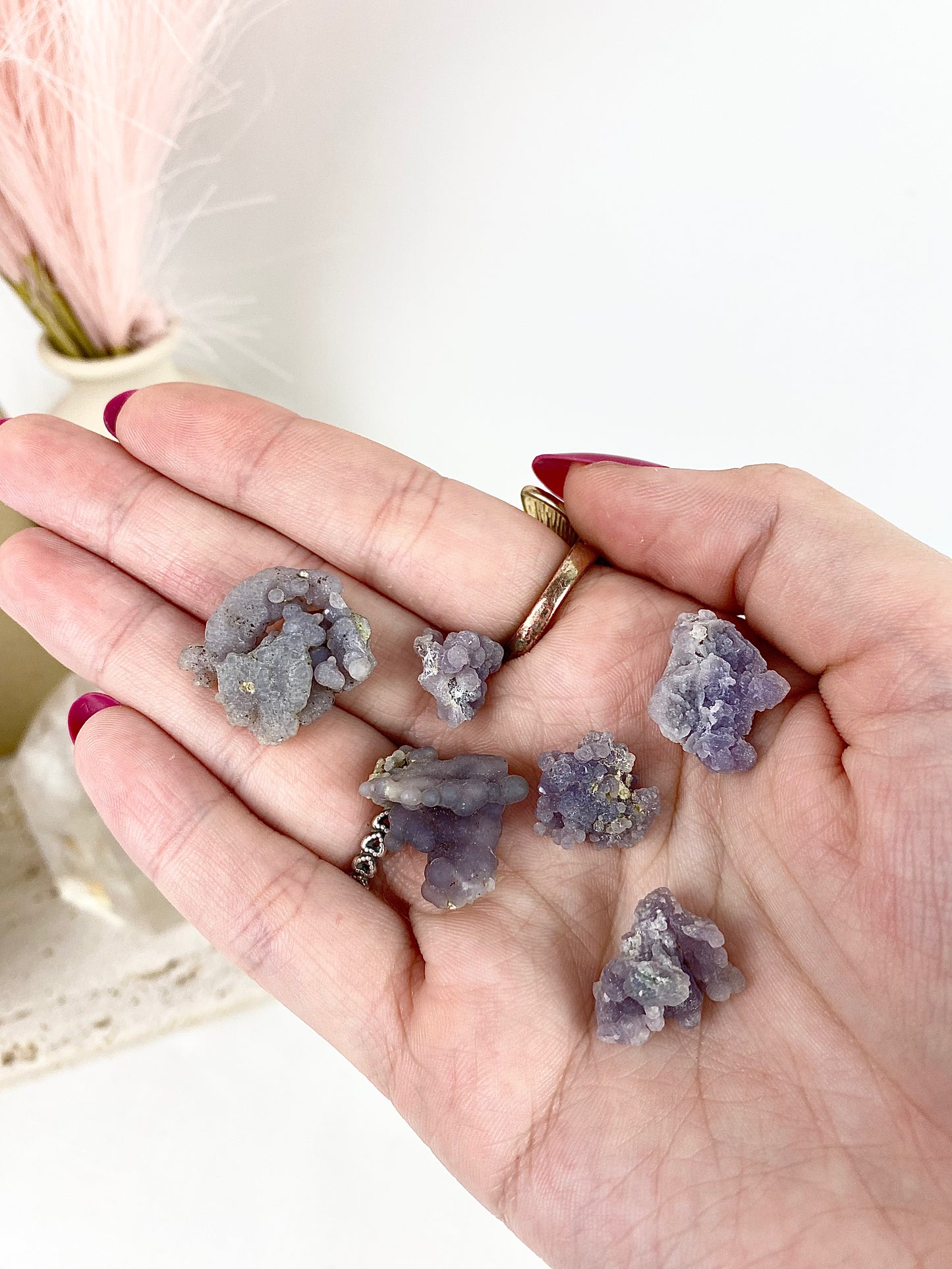 Bundle of Grape Agate Pieces