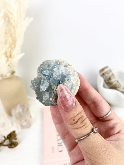 Celestite Cluster Sphere