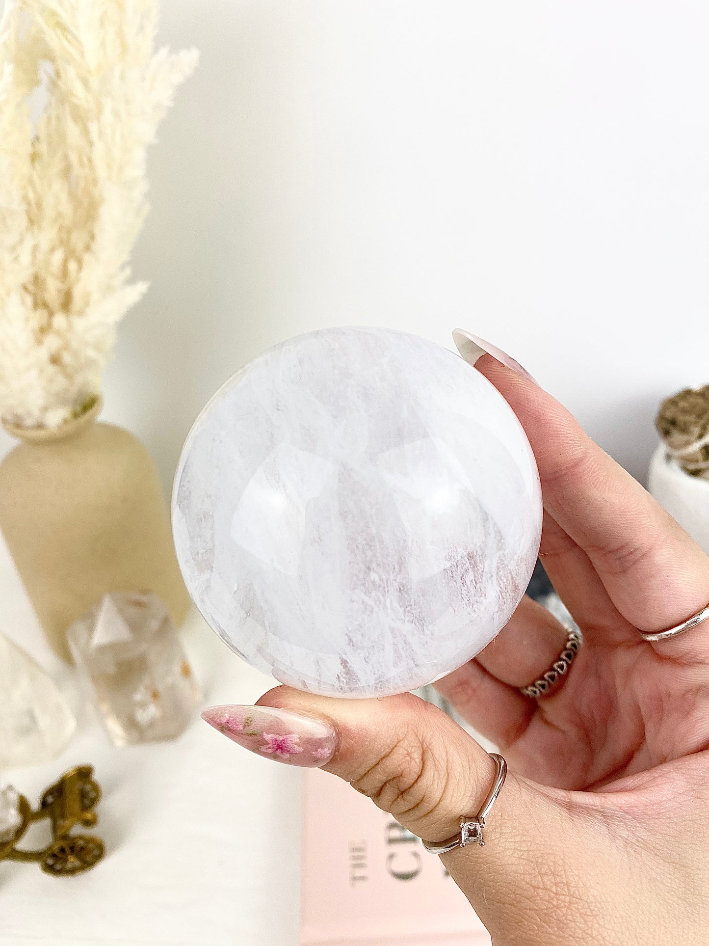 Lavender Smelting Quartz Large Sphere