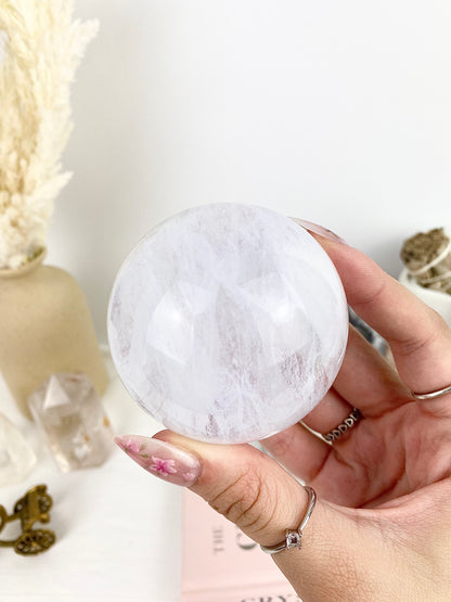 Lavender Smelting Quartz Large Sphere