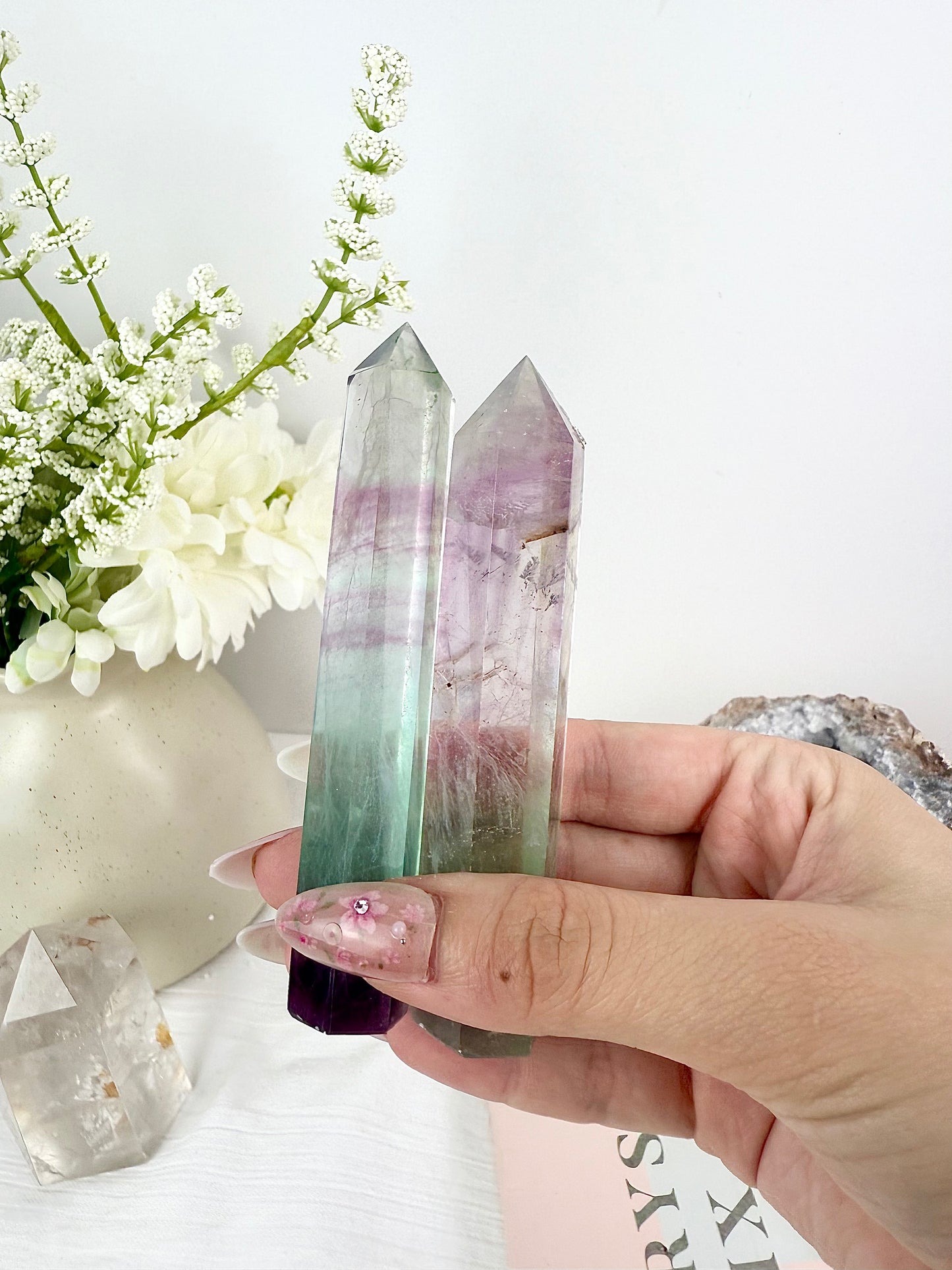 Rainbow Fluorite Towers