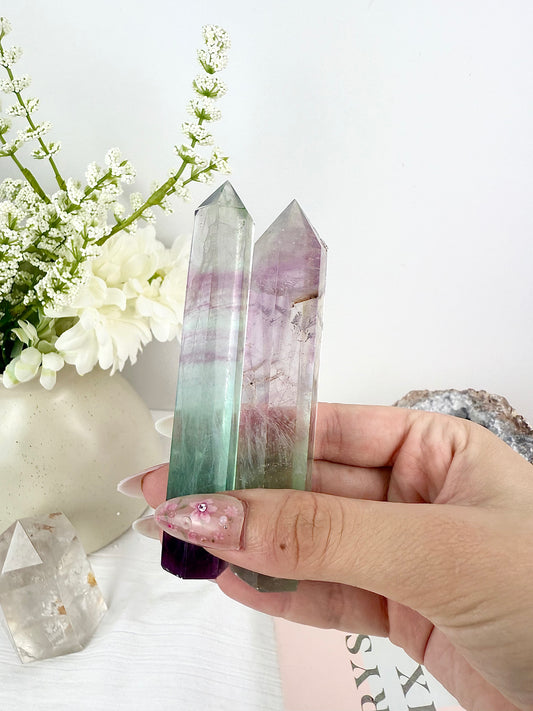 Rainbow Fluorite Towers