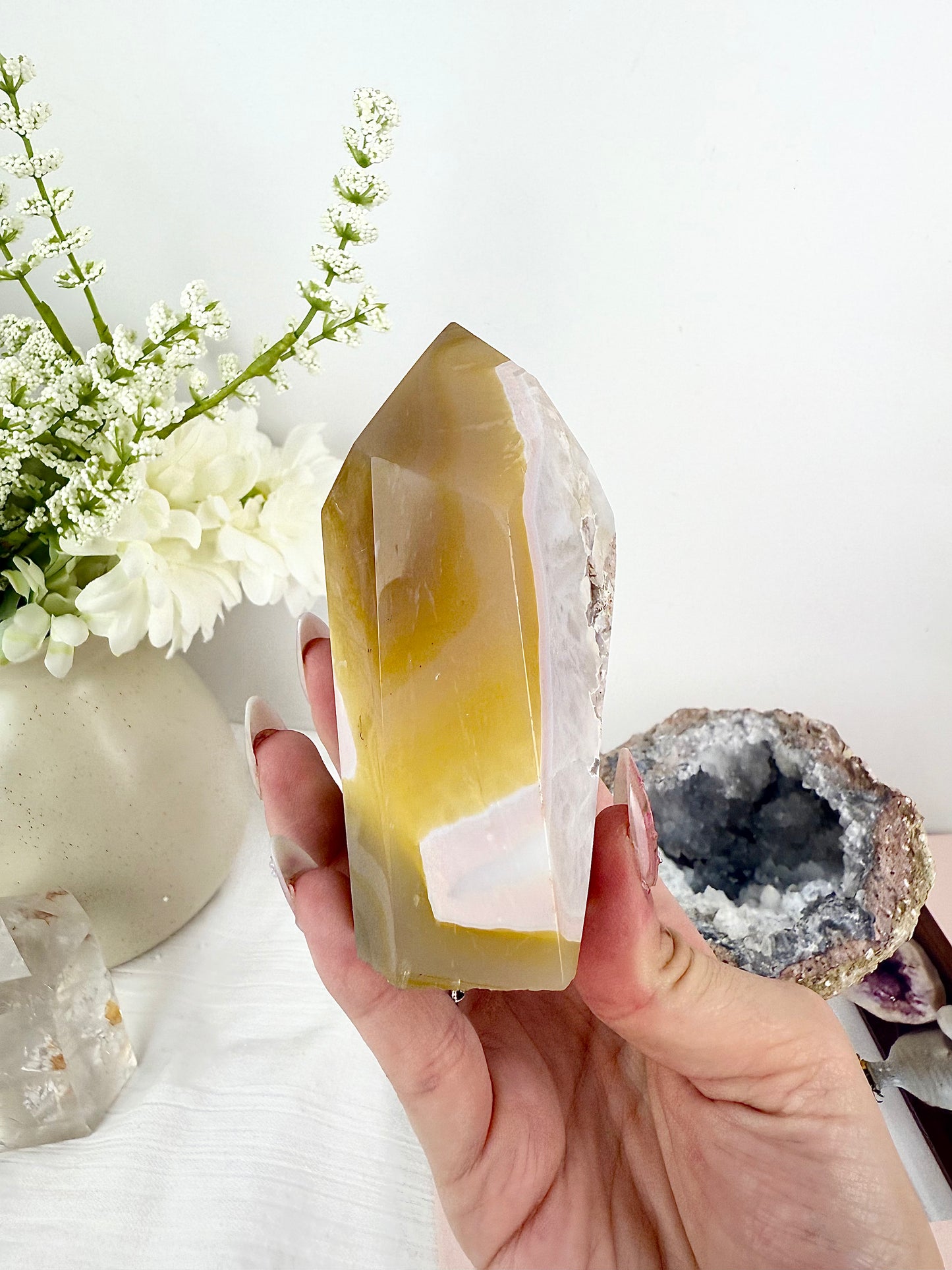 Druzy Agate Chunky Tower from Brazil 🇧🇷